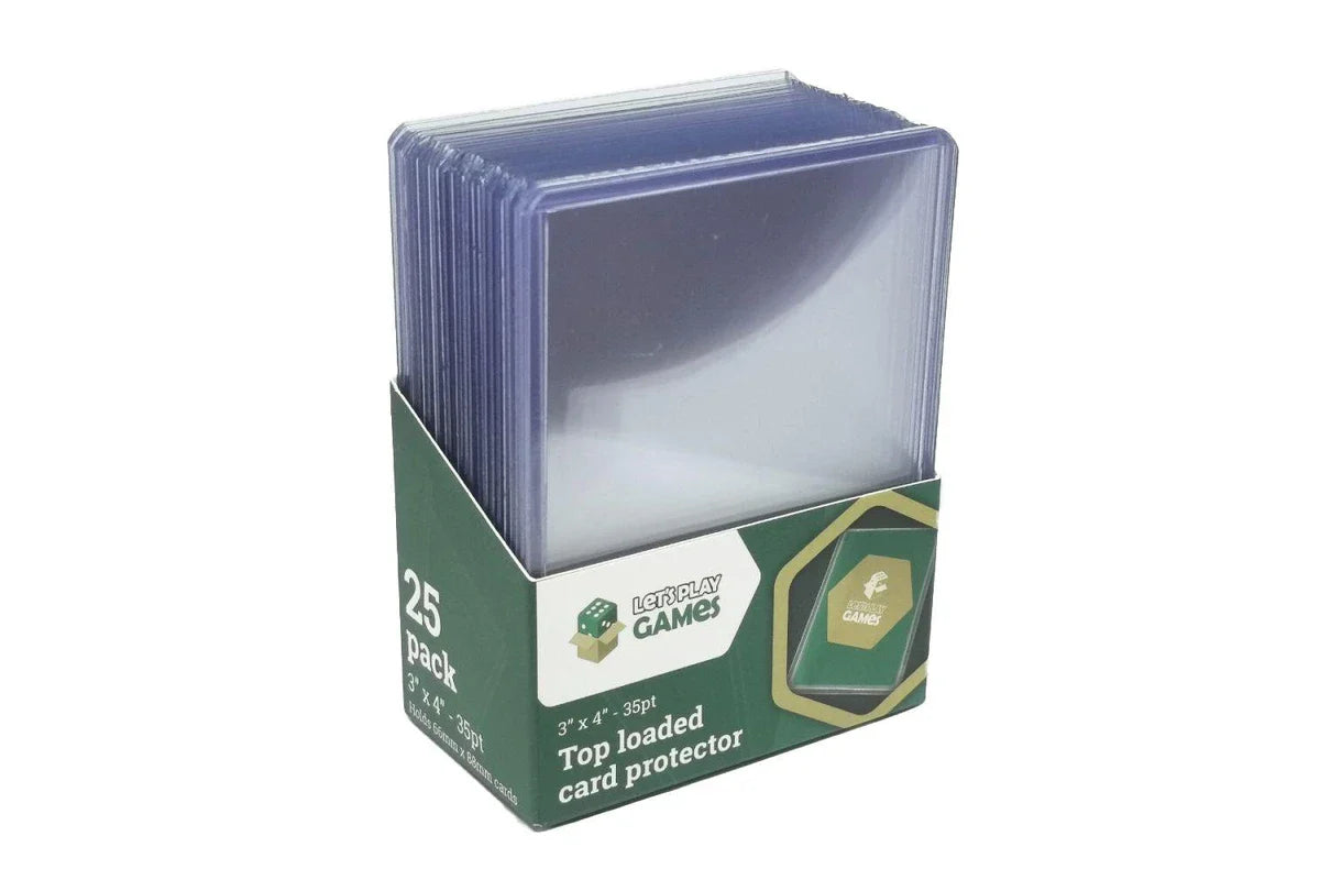 LetsPlay Games Clear Top Loaders - 25 pack