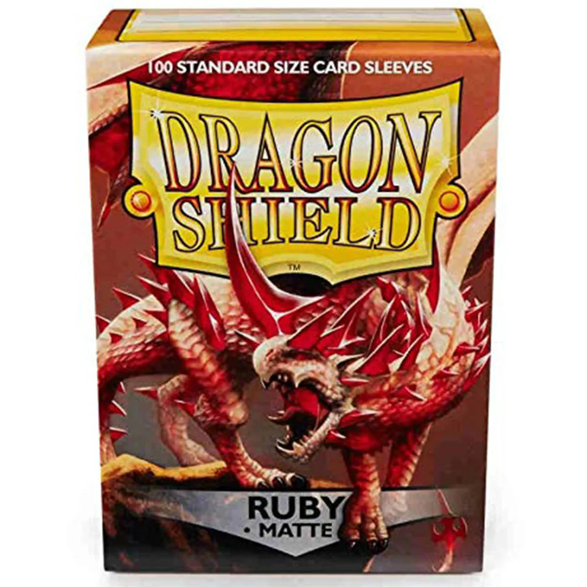 Dragon Shield Matte Ruby Card Sleeves - 100 pack