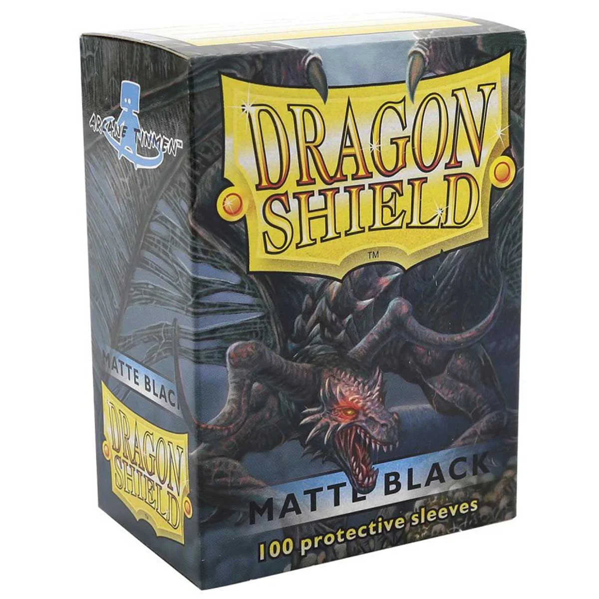 Dragon Shield Matte Black Card Sleeves - 100 pack