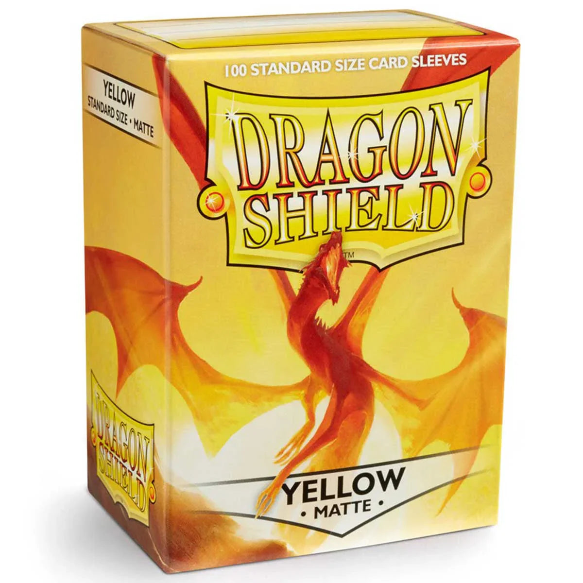 Dragon Shield Matte Yellow Card Sleeves - 100 pack