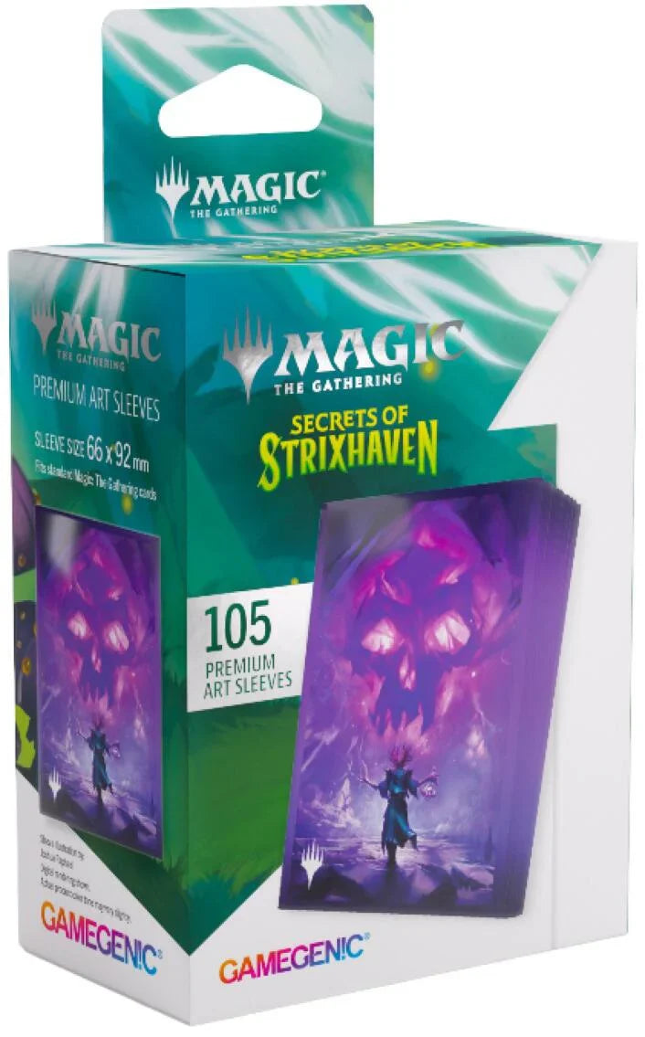 Gamegenic MTG Secrets of Strixhaven Sleeves - Black