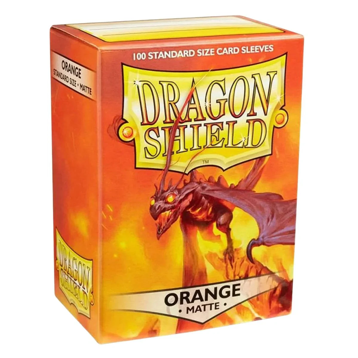 Dragon Shield Matte Orange Card Sleeves - 100 pack