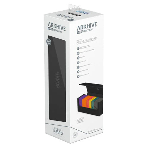 Ultimate Guard: Deck Case – XenoSkin Monocolor Arkhive 400+ – Black