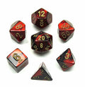 Gemini Black-Red/Gold 7-Die Set