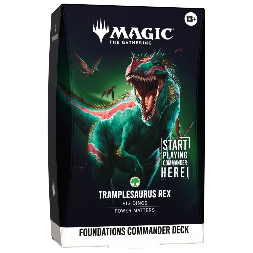 Magic the Gathering Foundations Commander Deck - Tramplesaurus Rex