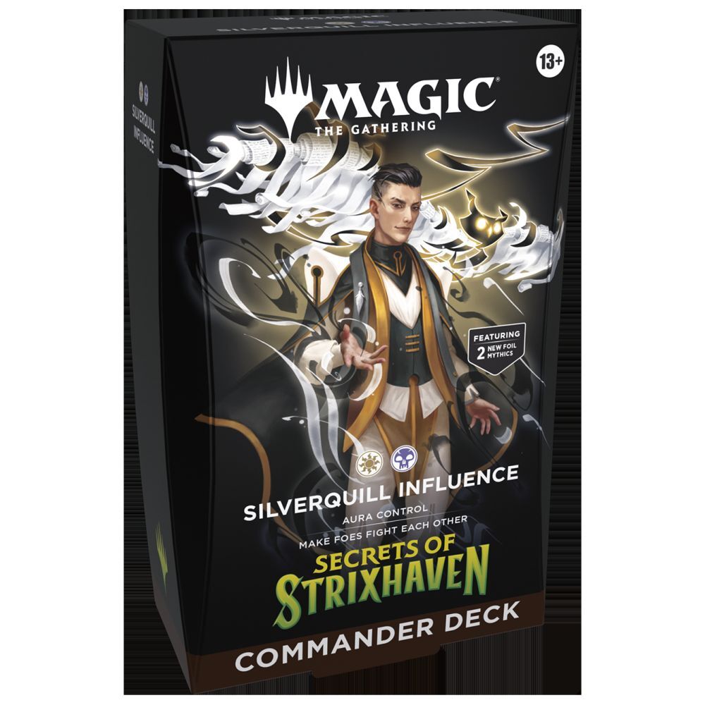 Magic Secrets of Strixhaven - Commander Deck Display - Silverquill Influence